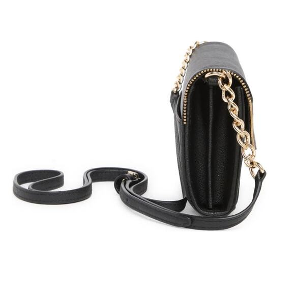 Rebecca Minkoff Cleo Wallet on a Chain - Black - Picture 3 of 8